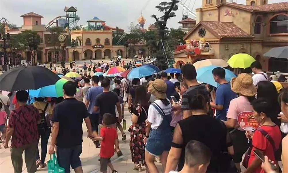 江南体育官方网站游乐参与打造的欢乐海岸PLUS三天迎客超16万人！